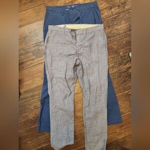 Old navy slim pants. Lot of 2. Both 36x32.